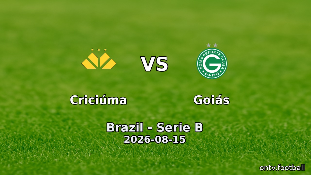Criciúma vs Goiás