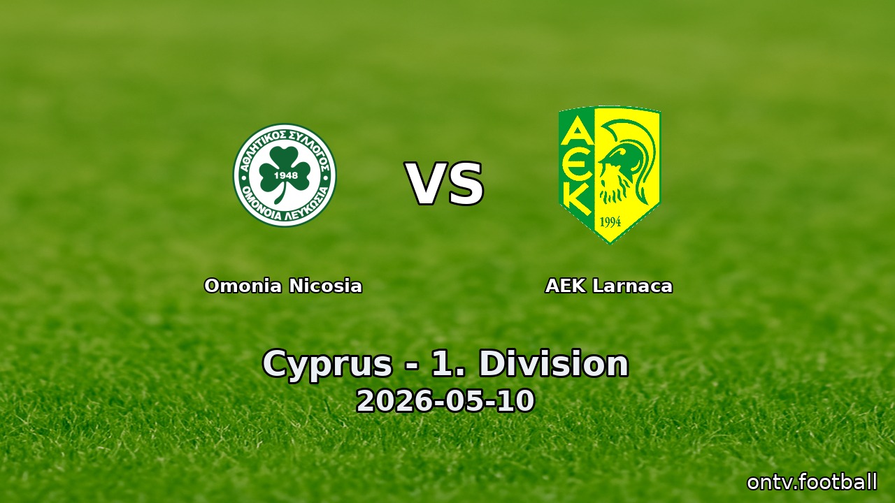 Omonia Nicosia vs AEK Larnaca