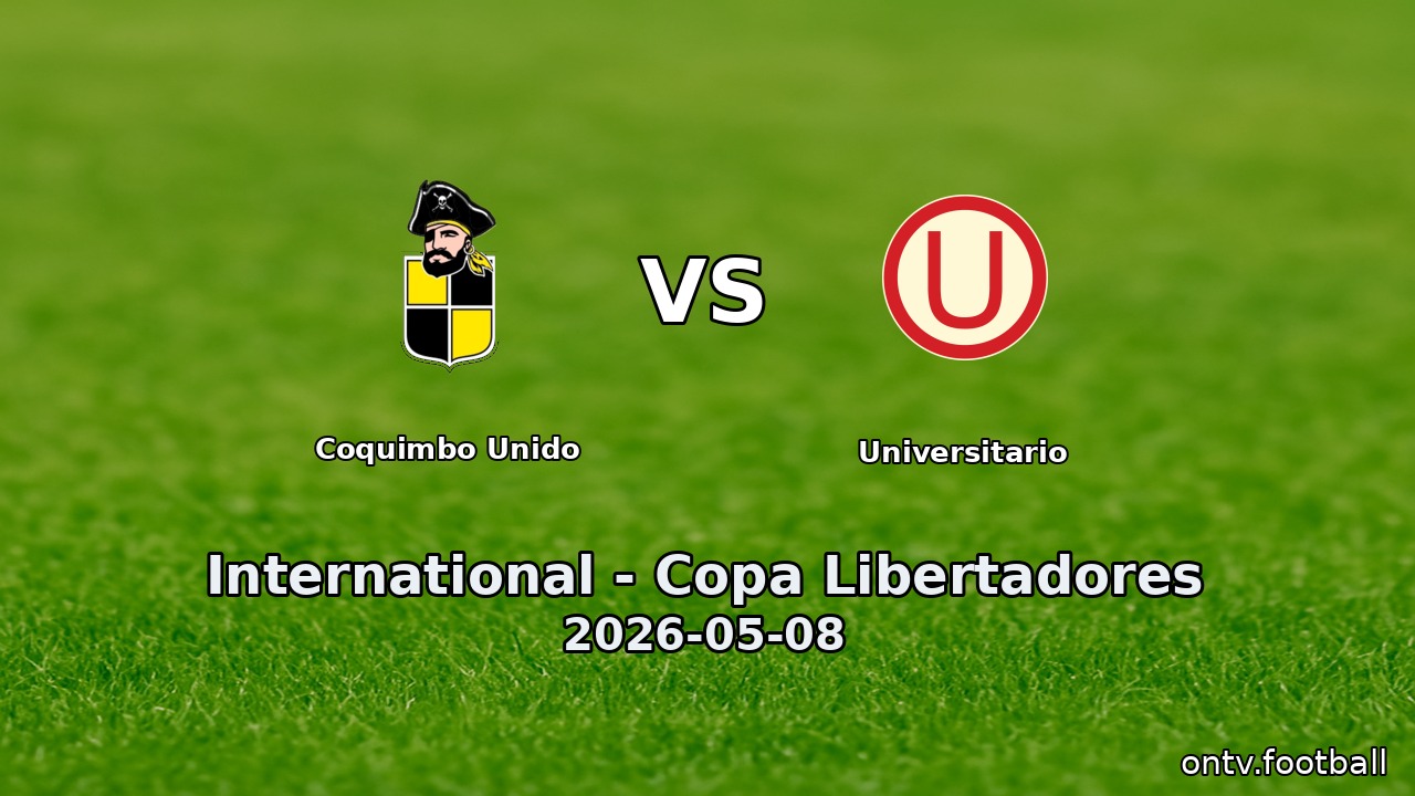 Coquimbo Unido vs Universitario