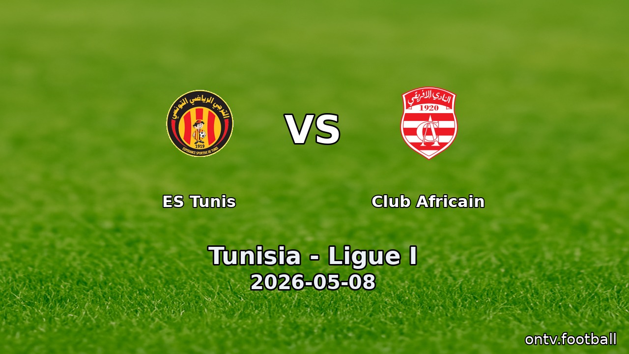 ES Tunis vs Club Africain