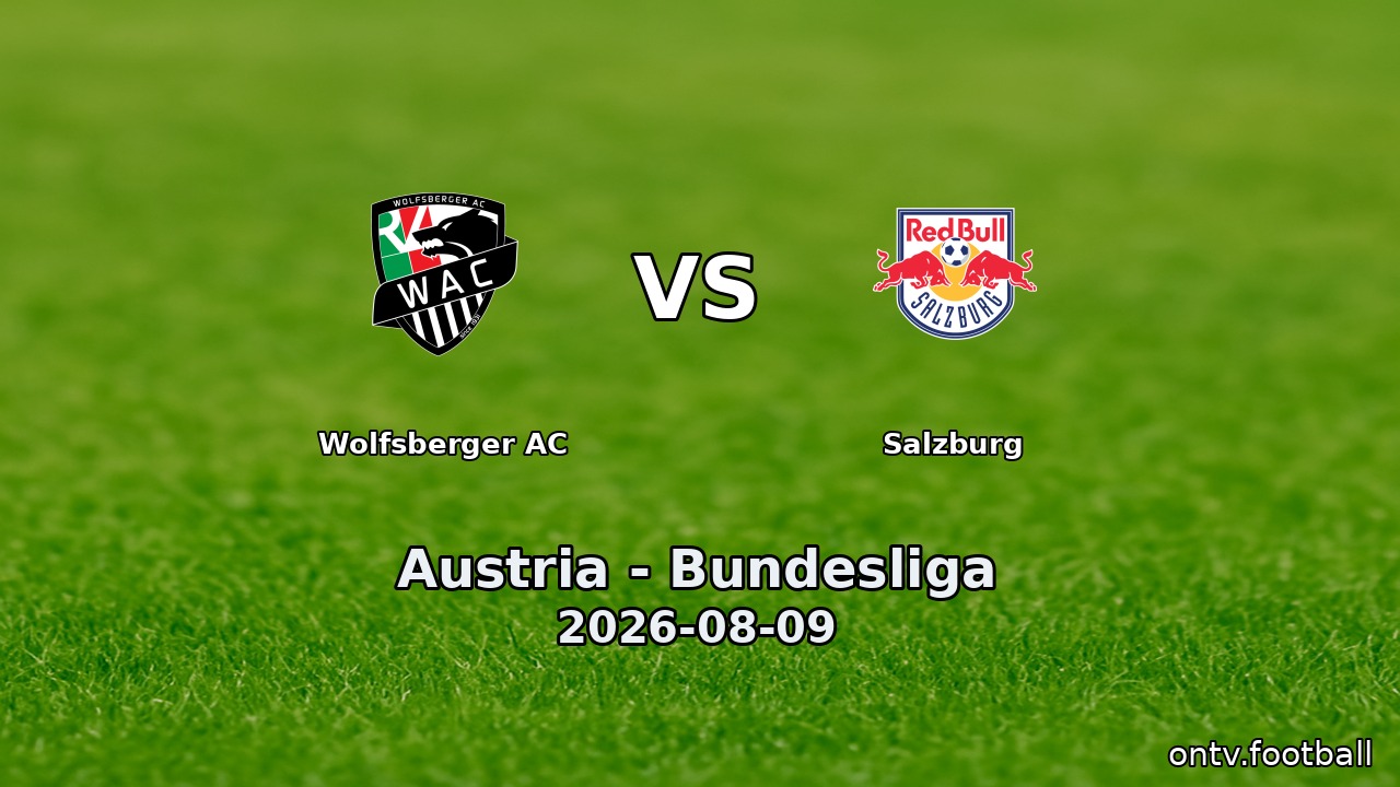 Wolfsberger AC vs Salzburg