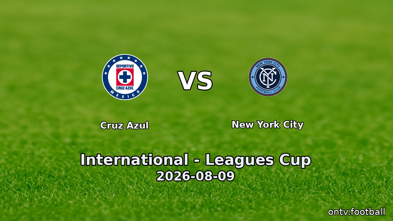 Cruz Azul vs New York City
