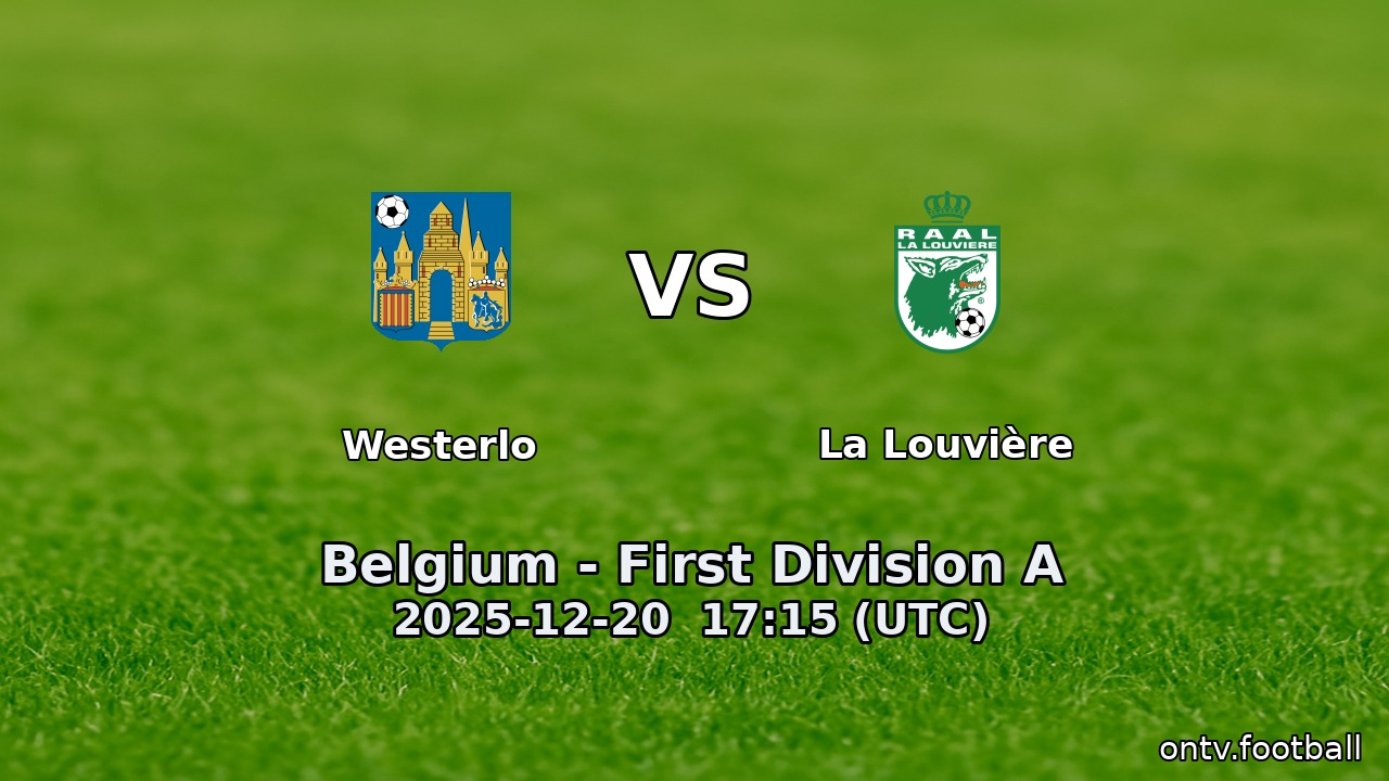 Westerlo vs La Louvière