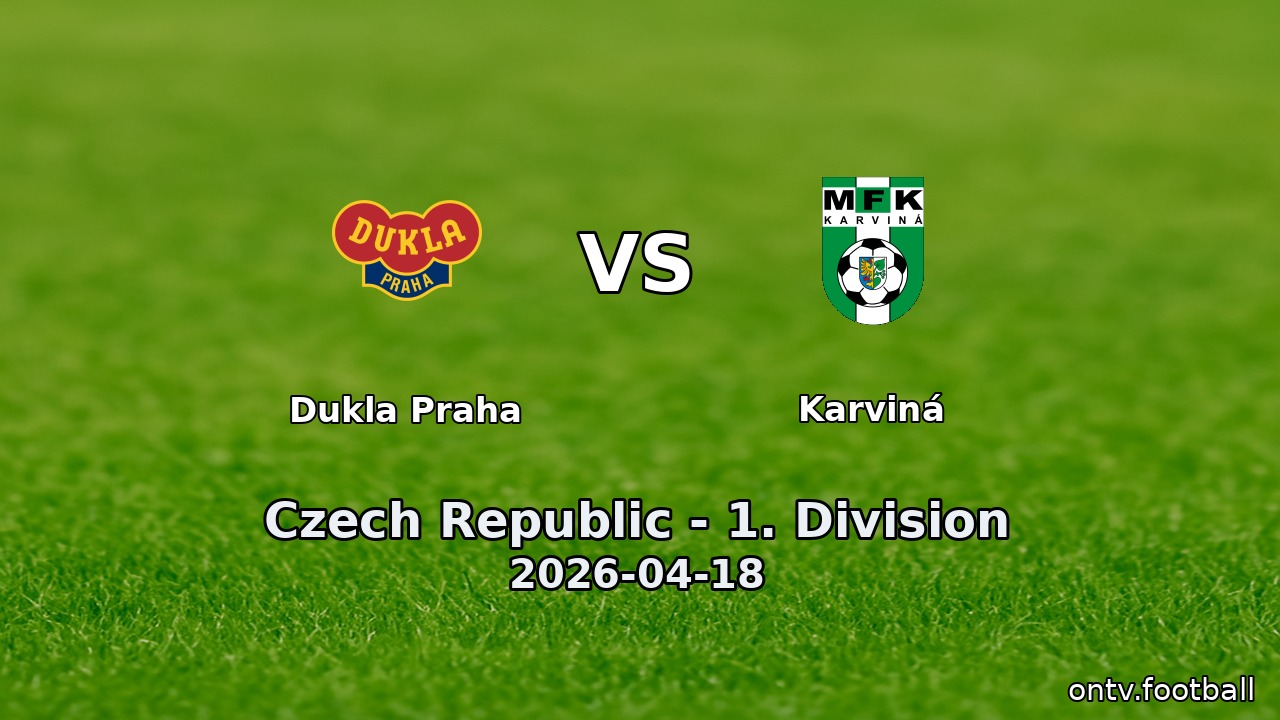 Dukla Praha vs Karviná