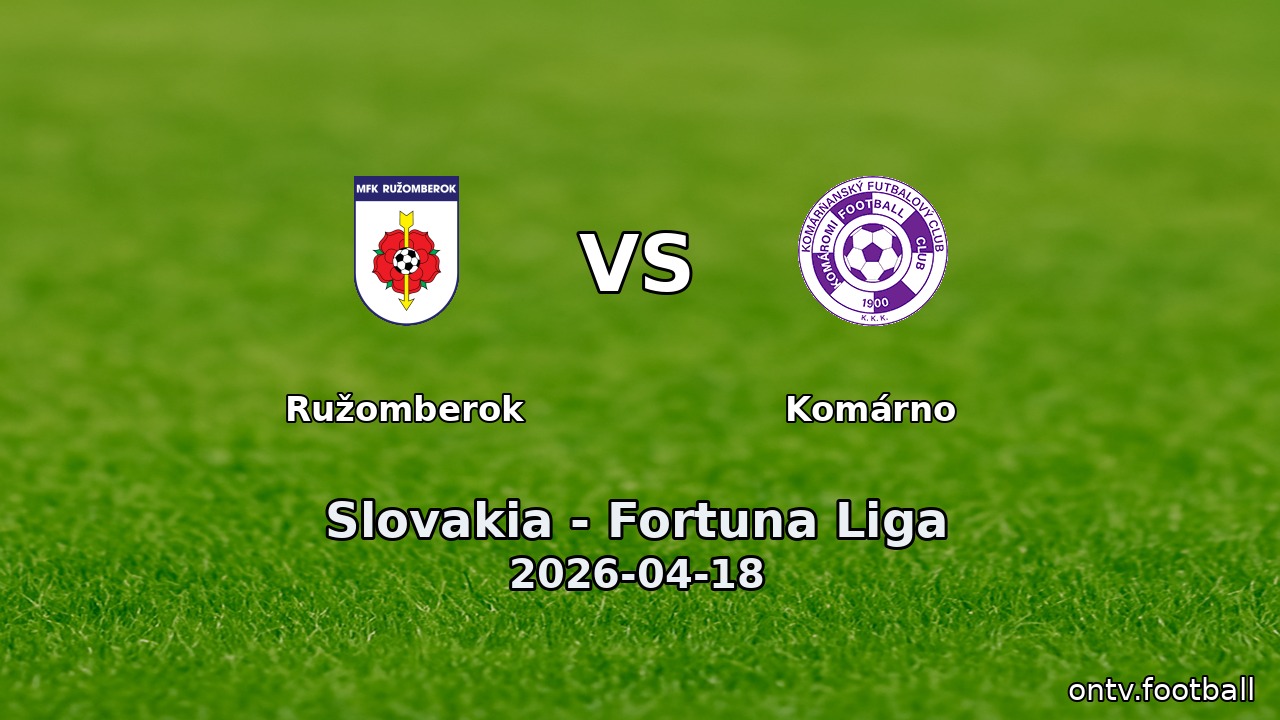 Ružomberok vs Komárno
