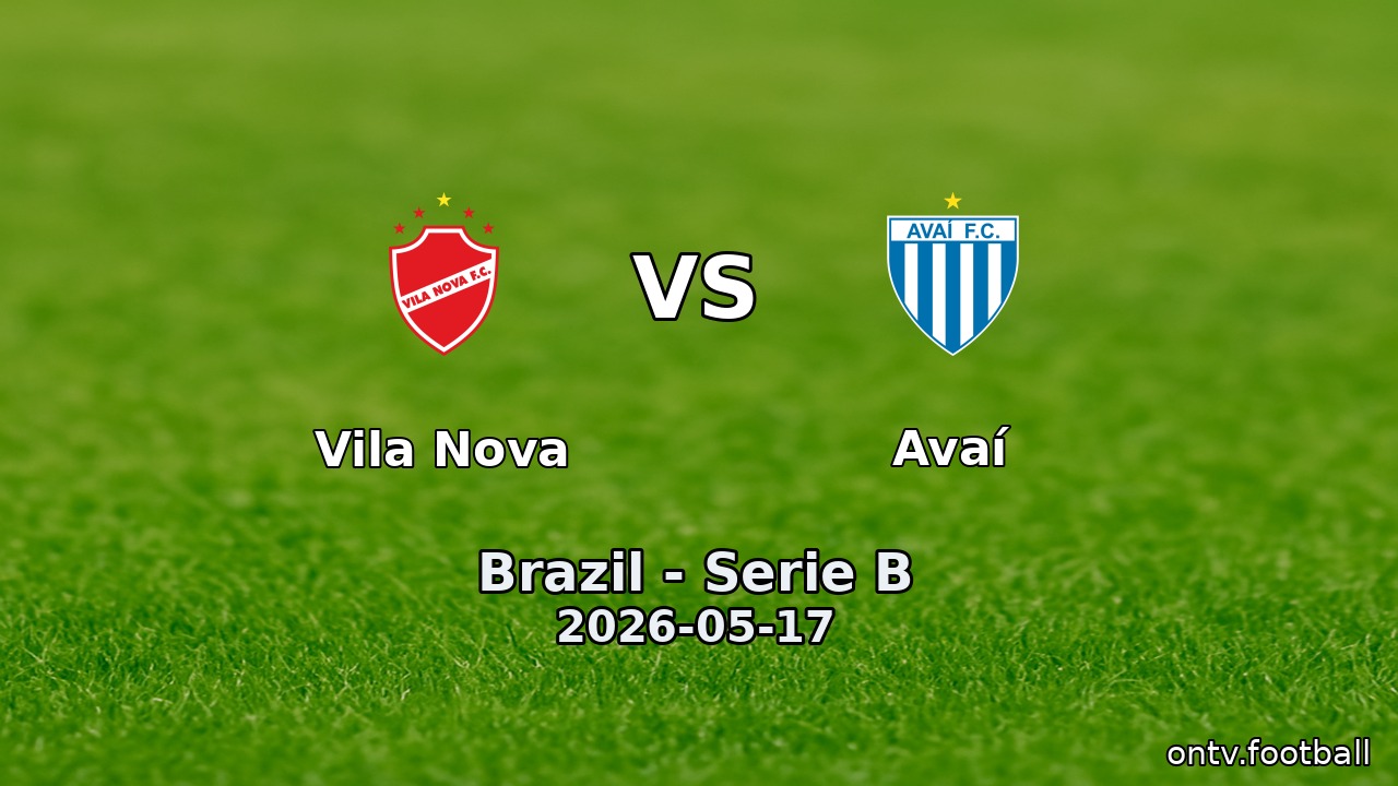 Vila Nova vs Avaí