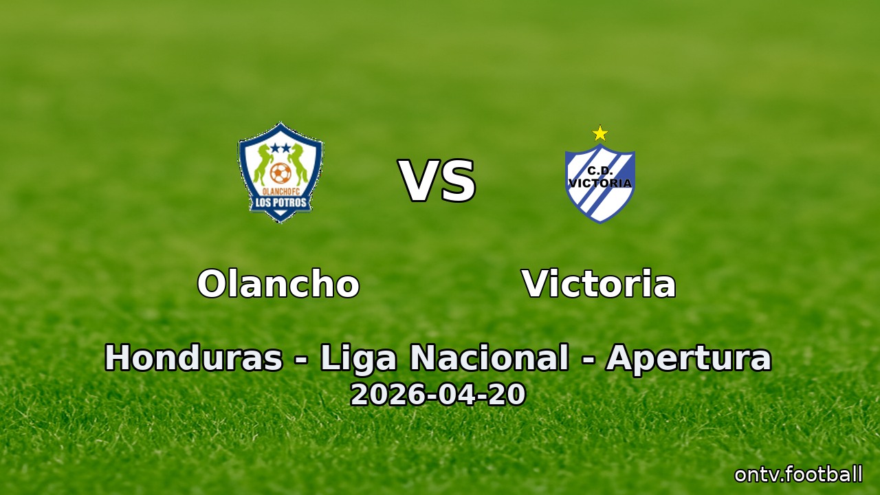 Olancho vs Victoria