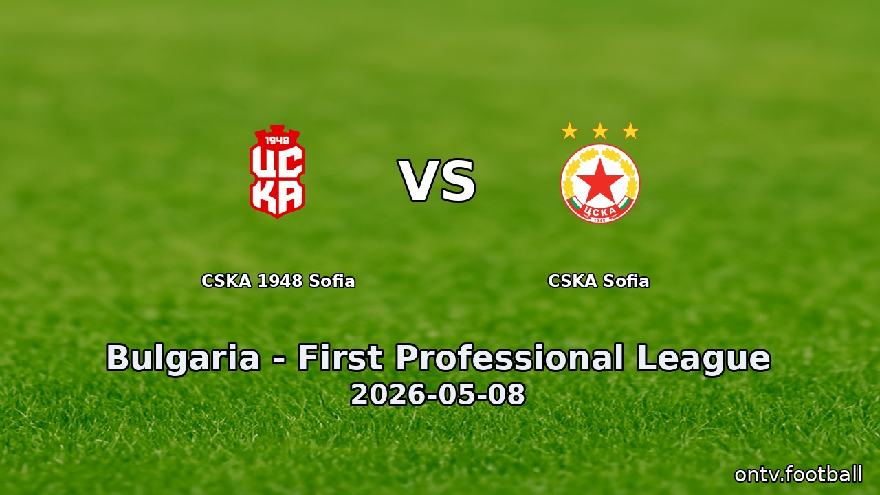 CSKA 1948 Sofia vs CSKA Sofia