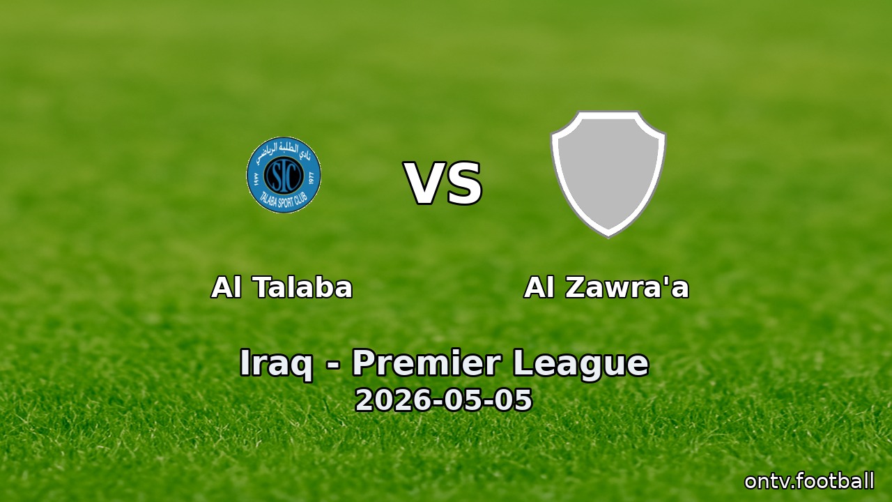 Al Talaba vs Al Zawra'a