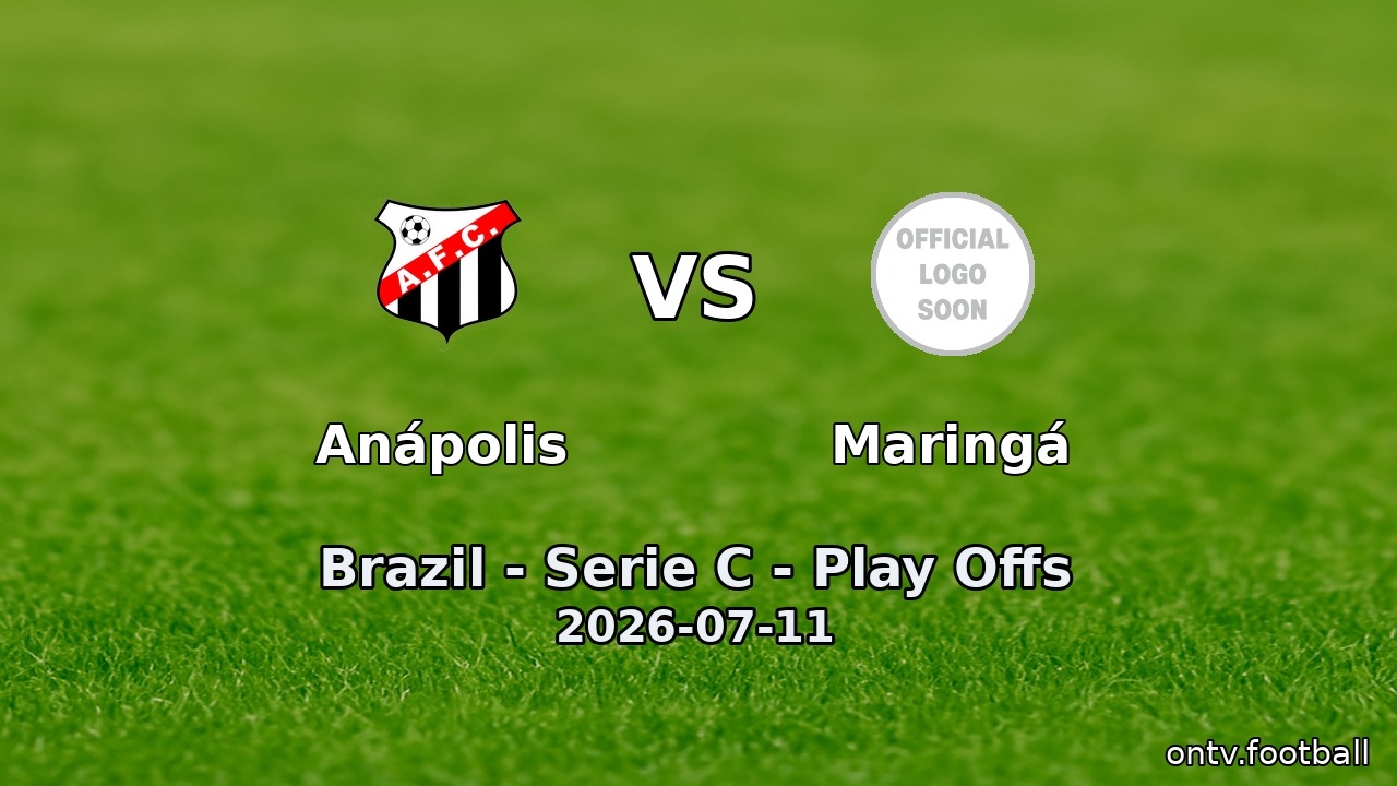 Anápolis vs Maringá