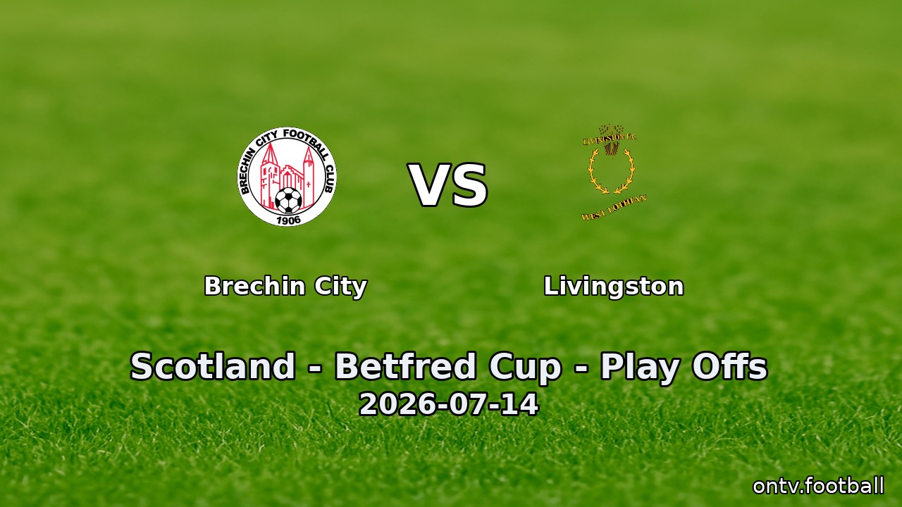 Brechin City vs Livingston