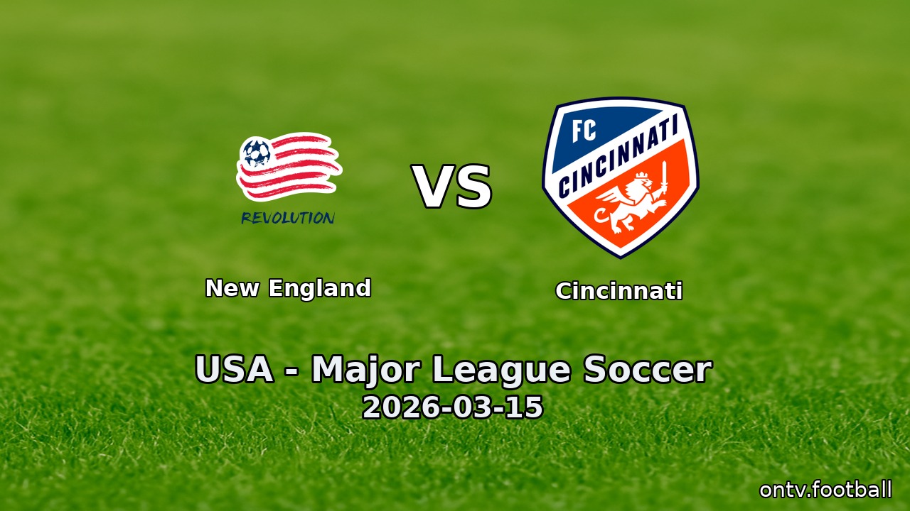 New England vs Cincinnati