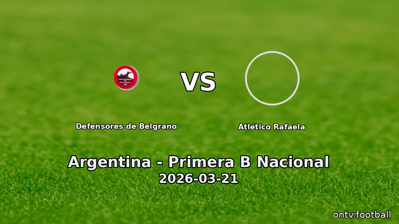 Defensores de Belgrano vs Atlético Rafaela