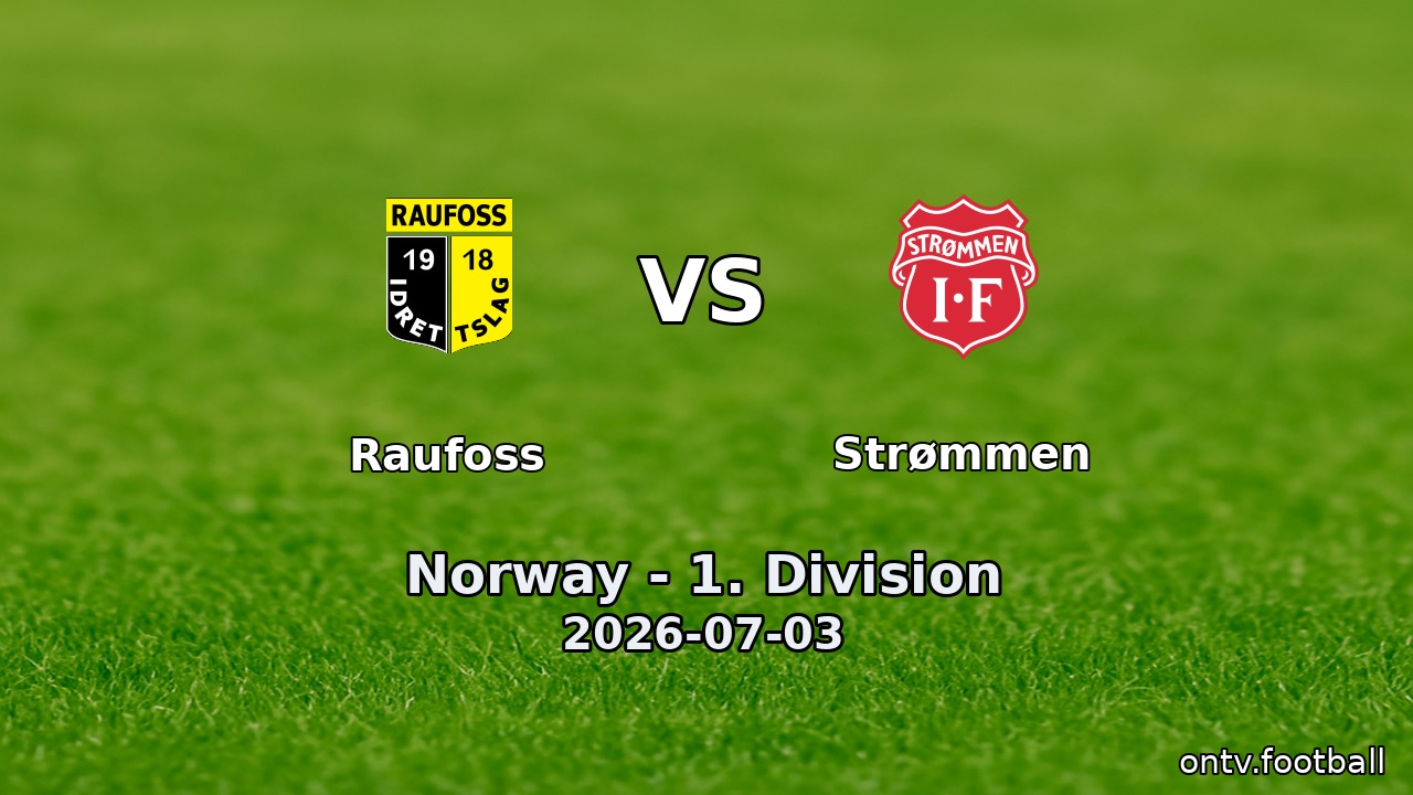 Raufoss vs Strømmen