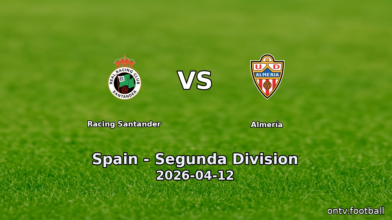 Racing Santander vs Almería