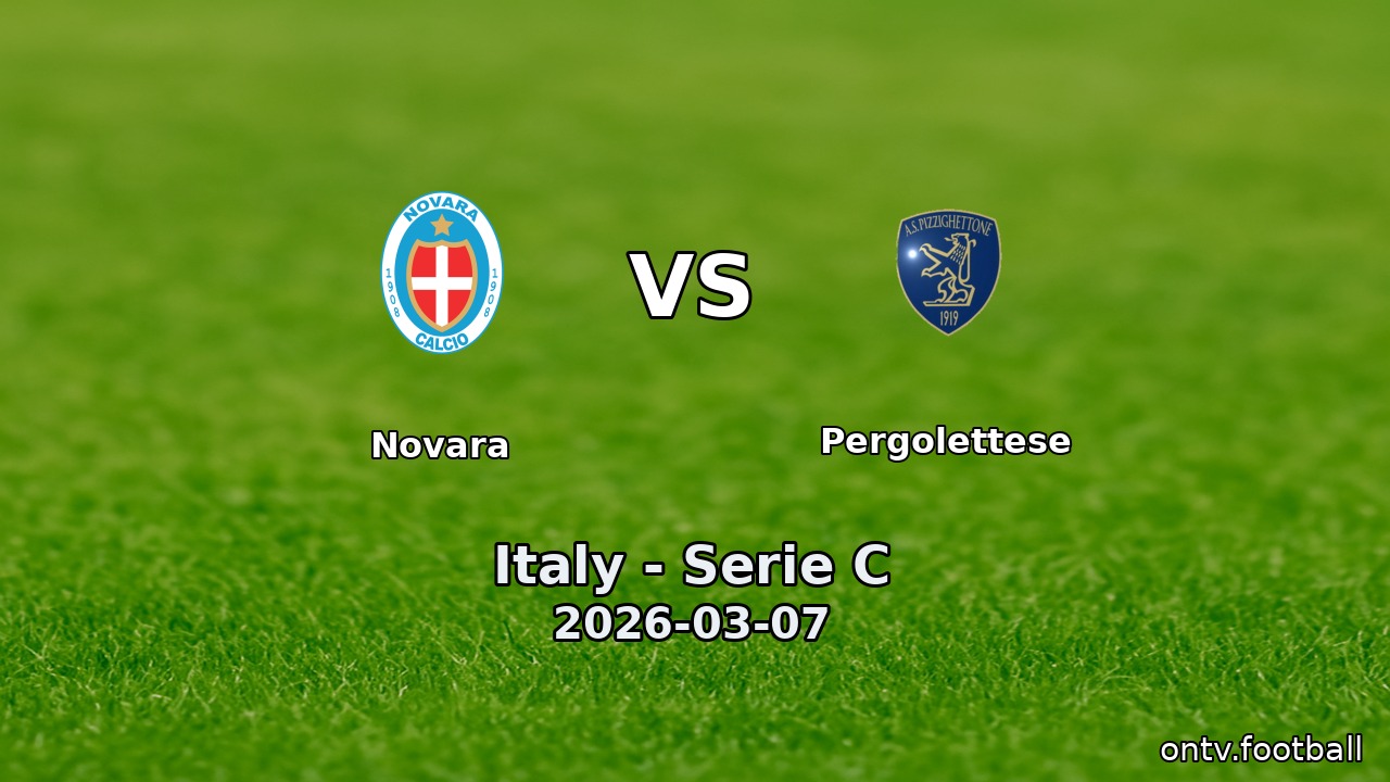 Novara vs Pergolettese