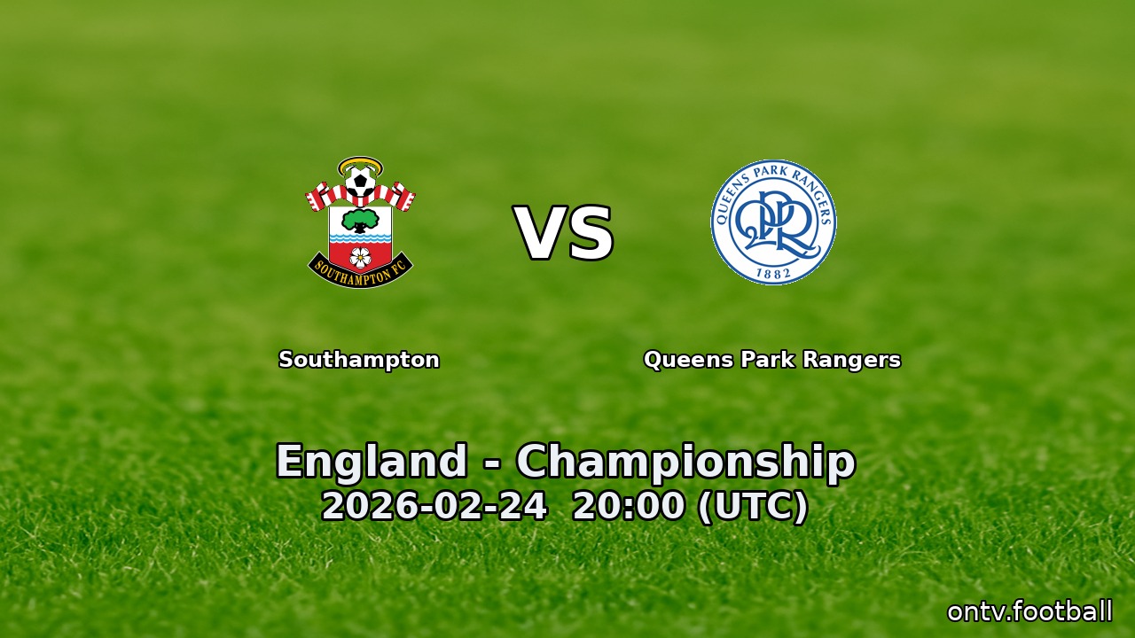 Southampton vs Queens Park Rangers