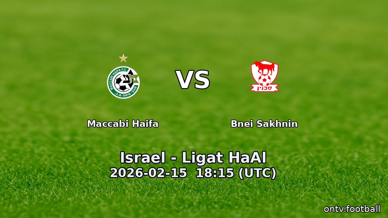 Maccabi Haifa vs Bnei Sakhnin