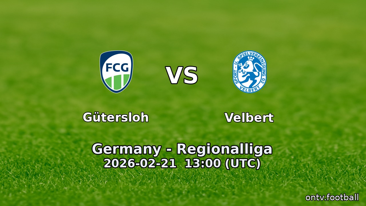 Gütersloh vs Velbert