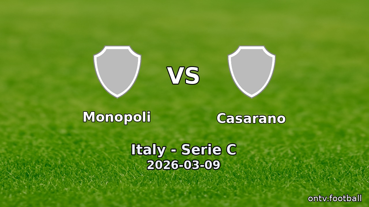 Monopoli vs Casarano
