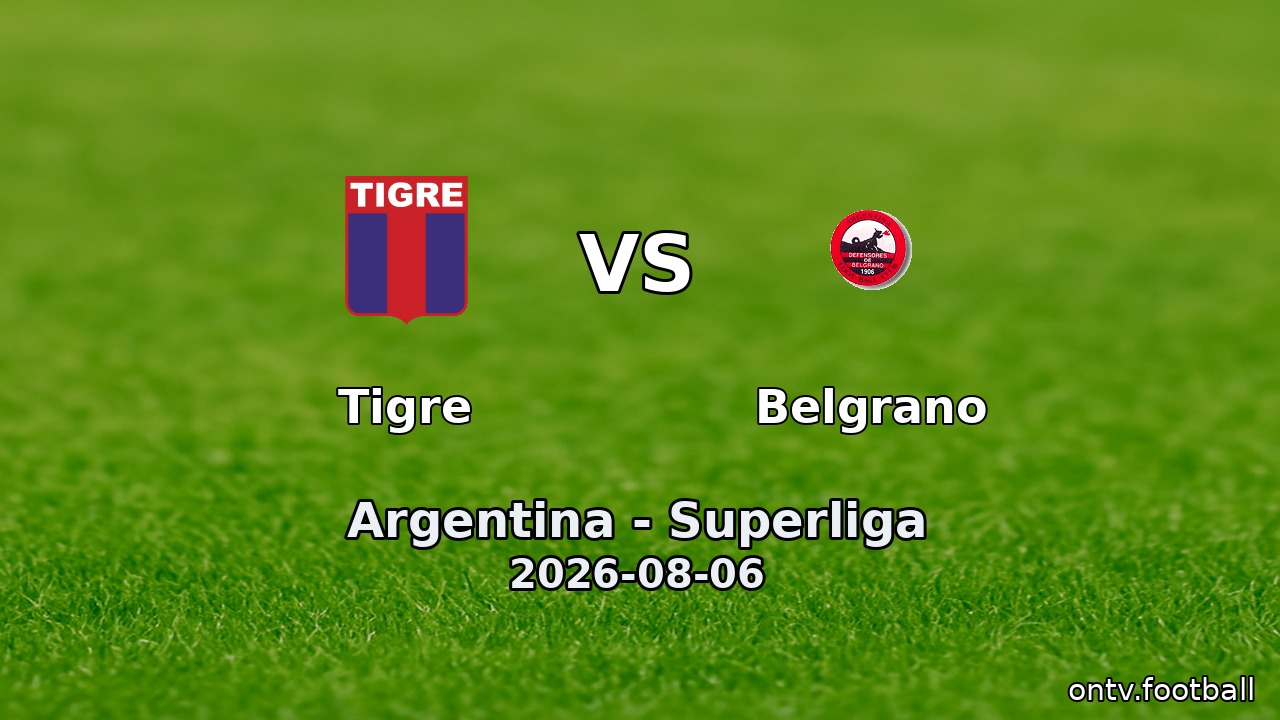 Tigre vs Belgrano