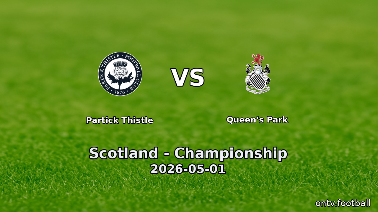 Partick Thistle vs Queen's Park