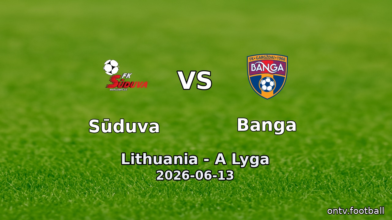 Sūduva vs Banga
