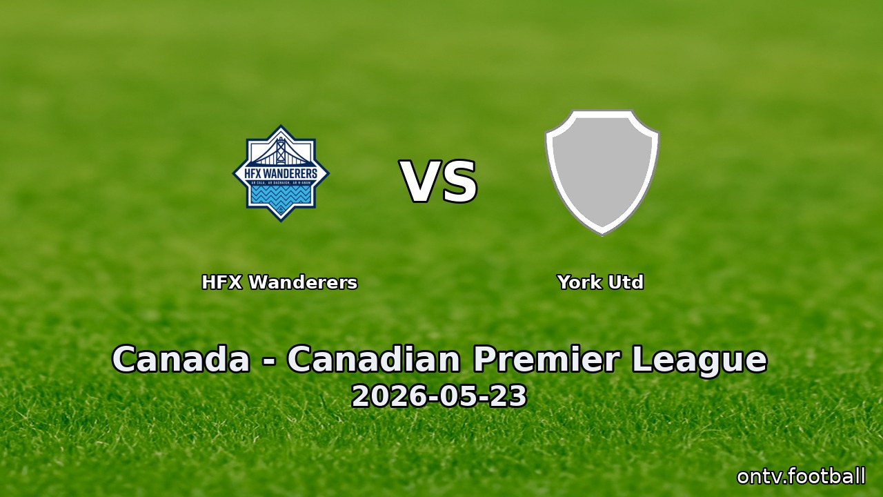 HFX Wanderers vs York Utd
