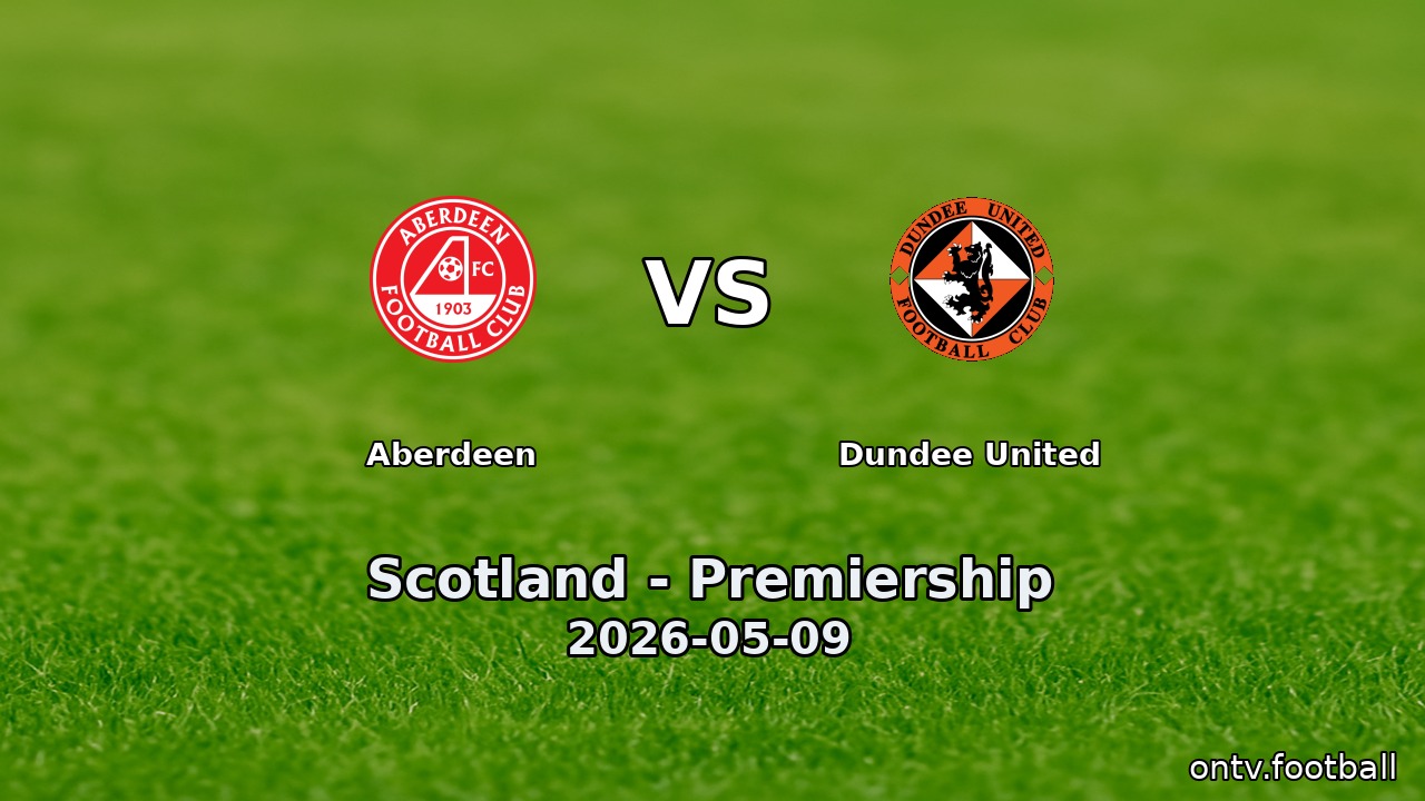 Aberdeen vs Dundee United