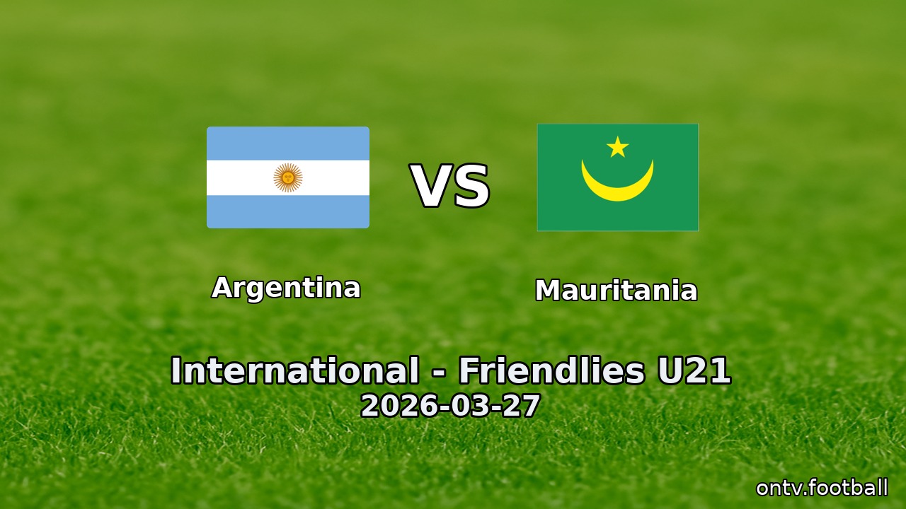 Argentina vs Mauritania