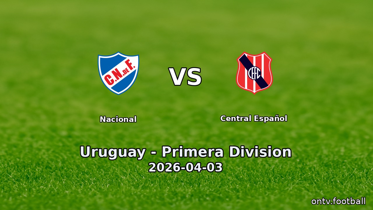 Nacional vs Central Español