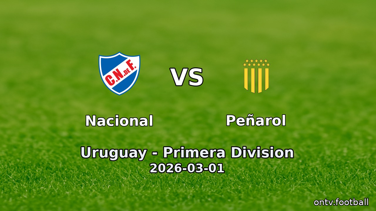 Nacional vs Peñarol