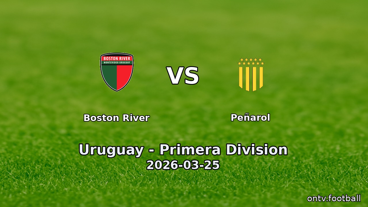 Boston River vs Peñarol