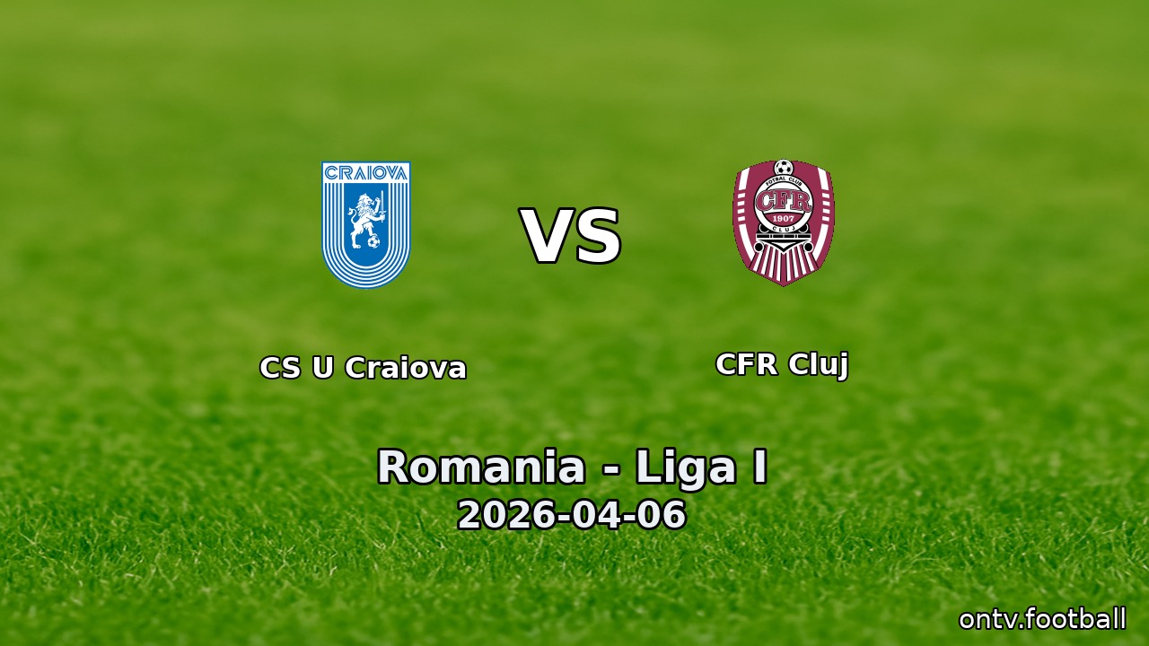 CS U Craiova vs CFR Cluj
