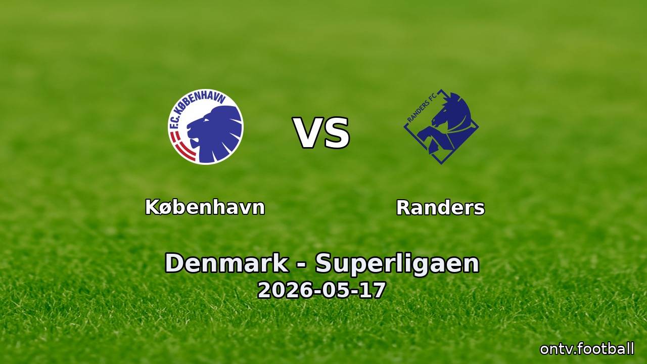 København vs Randers