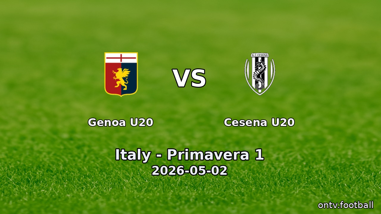 Genoa U20 vs Cesena U20