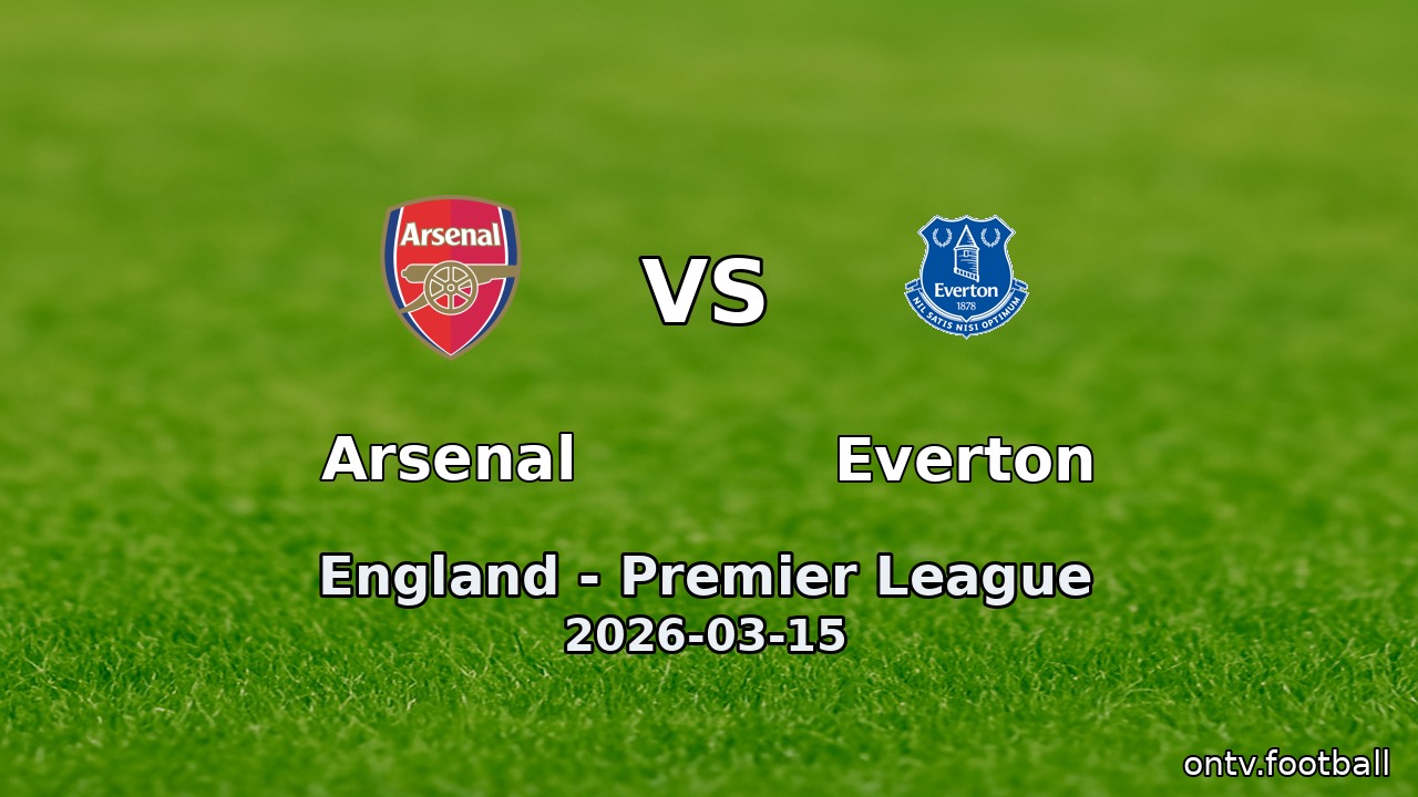 Arsenal vs Everton