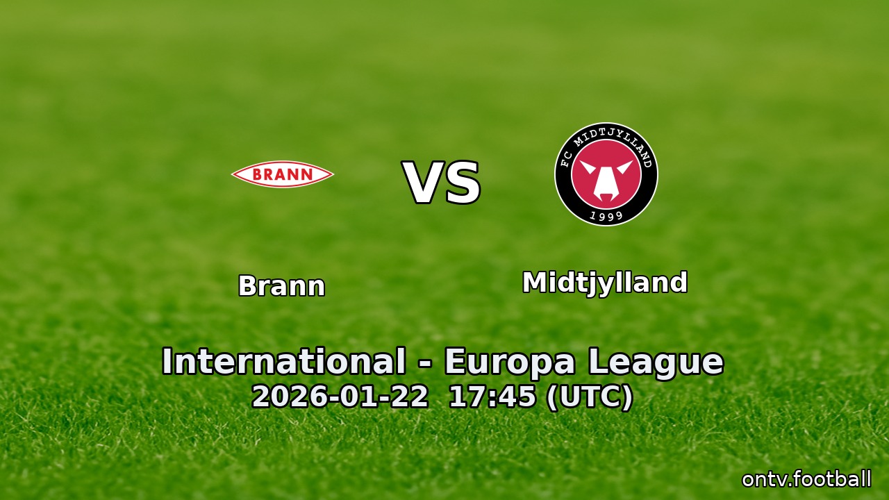 Brann vs Midtjylland