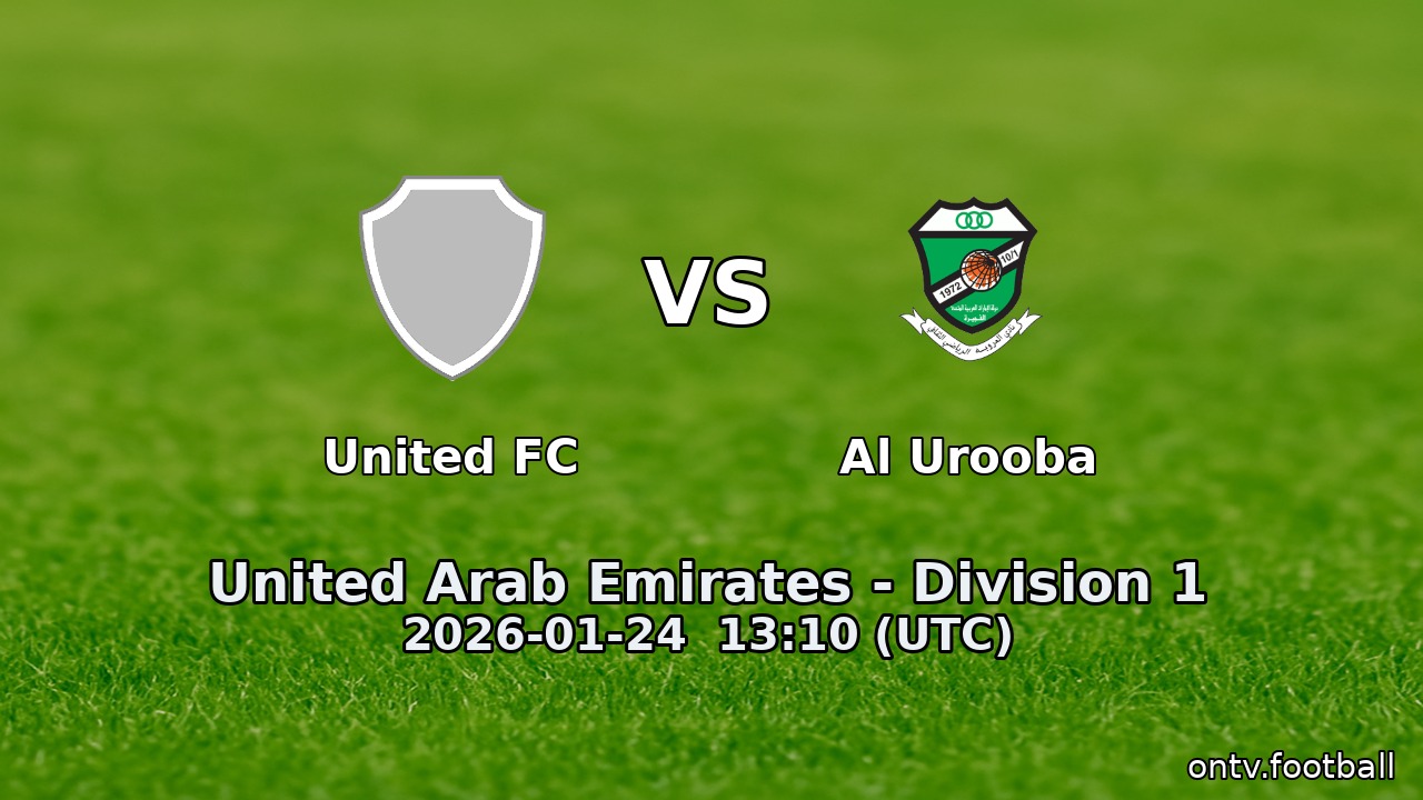 United FC vs Al Urooba