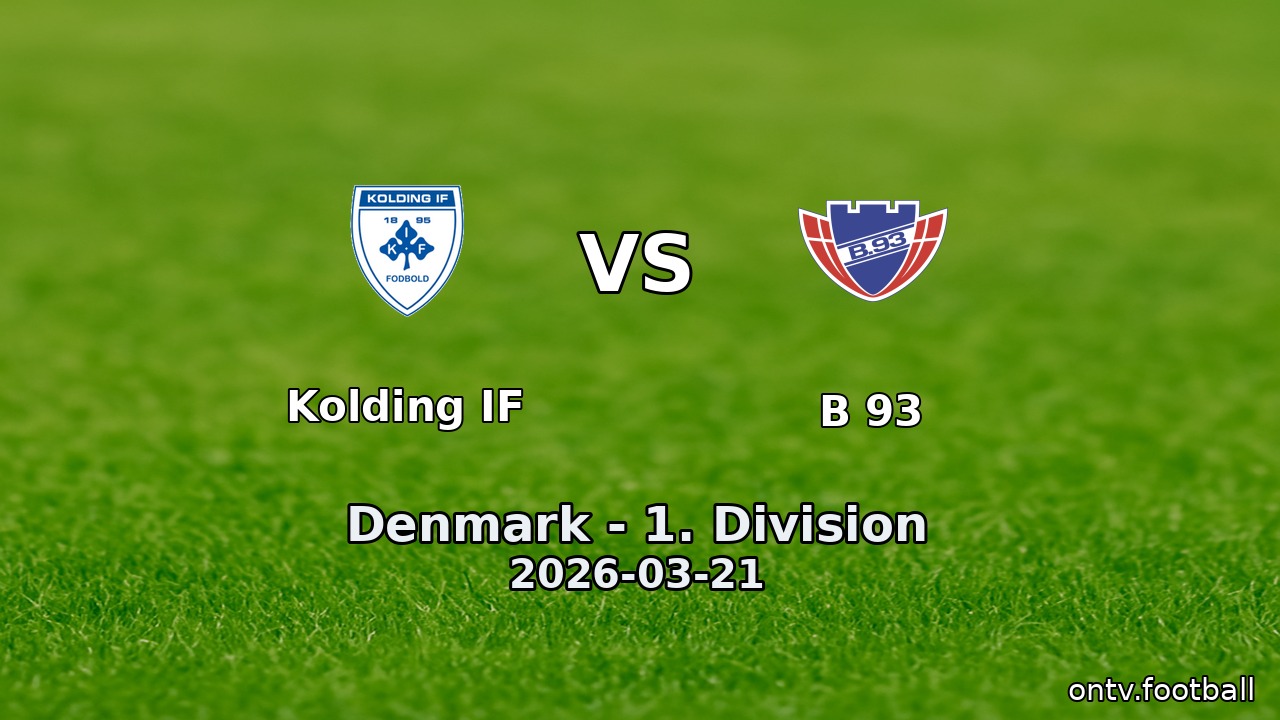Kolding IF vs B 93