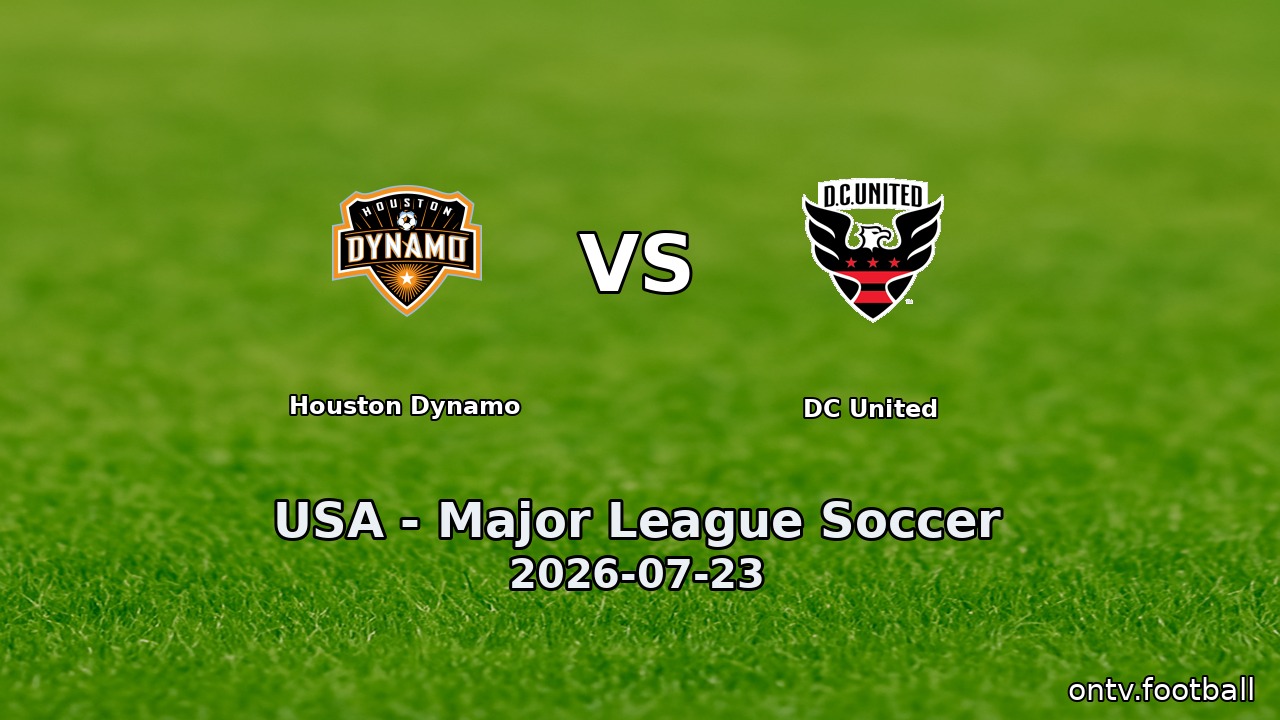 Houston Dynamo vs DC United