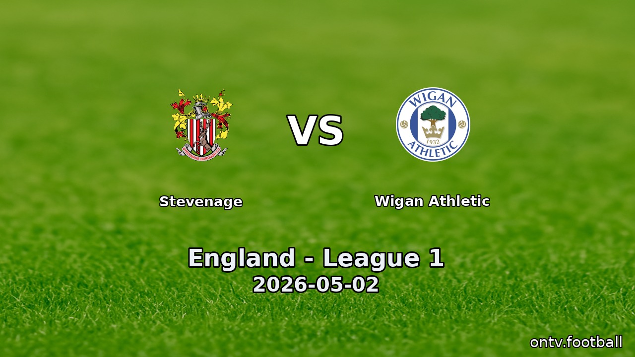 Stevenage vs Wigan Athletic