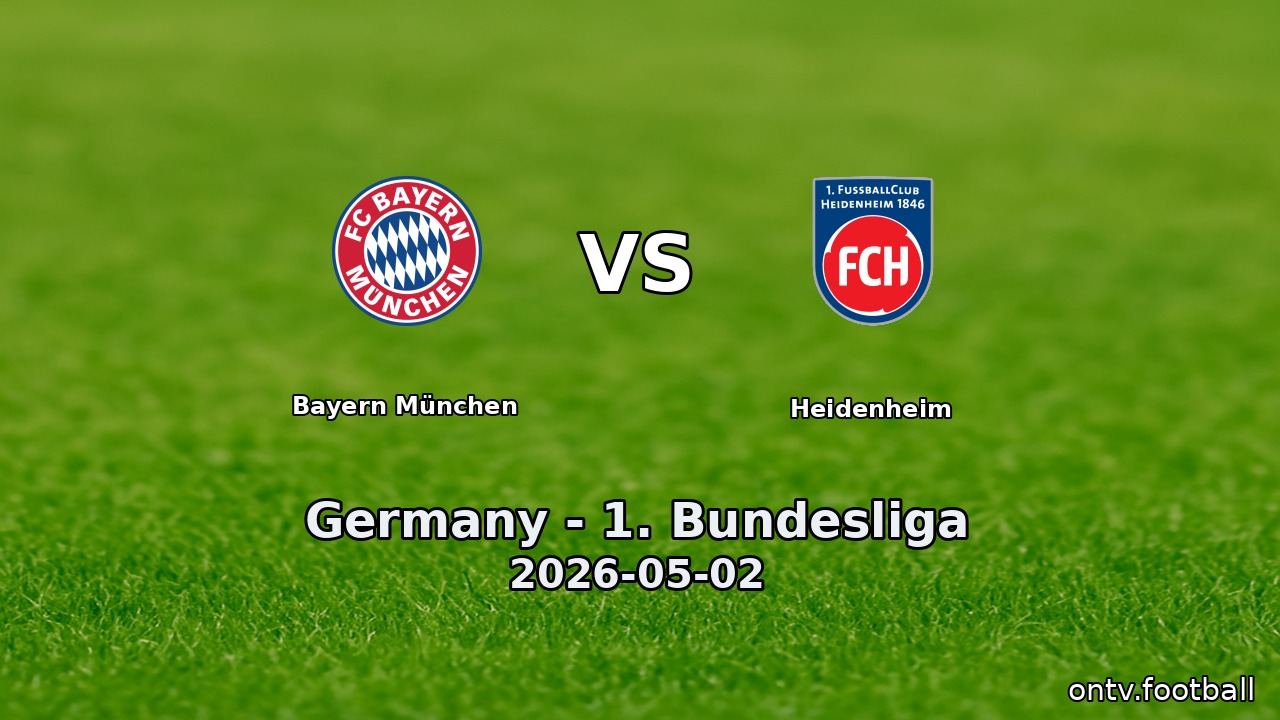 Bayern München vs Heidenheim