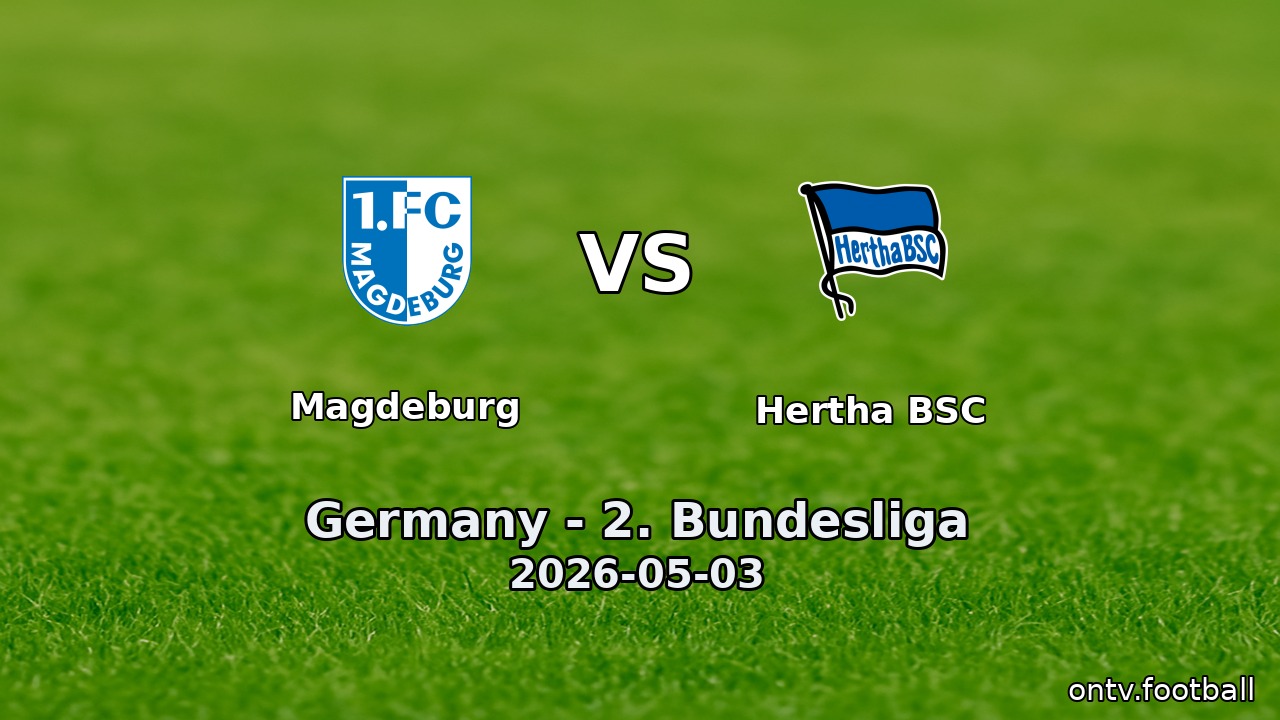 Magdeburg vs Hertha BSC