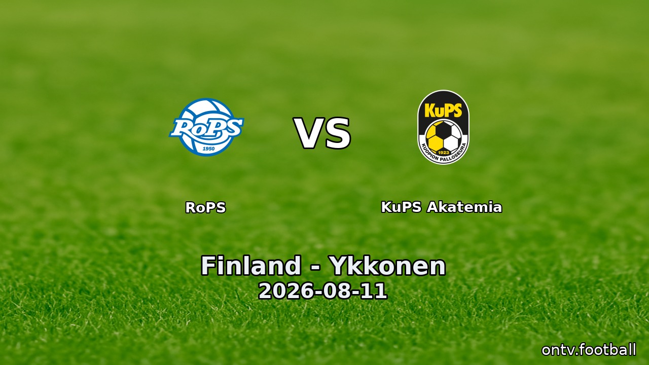 RoPS vs KuPS Akatemia