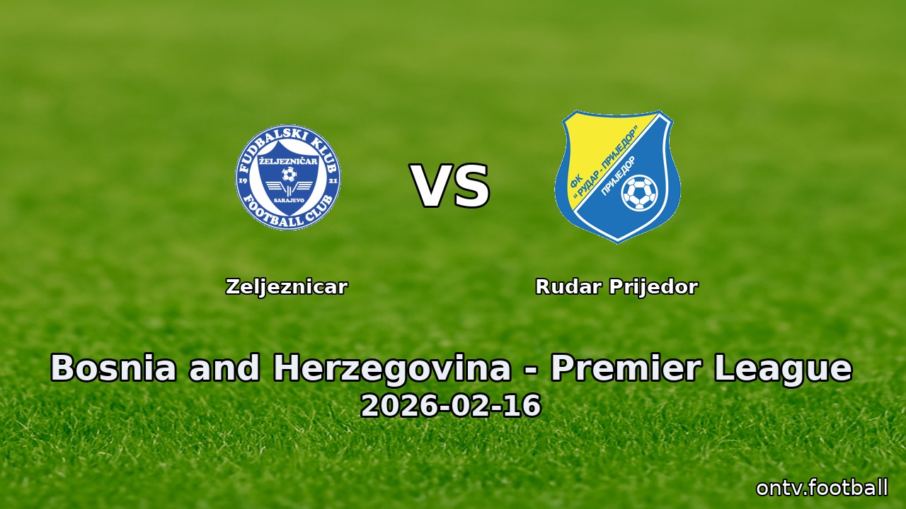 Zeljeznicar vs Rudar Prijedor