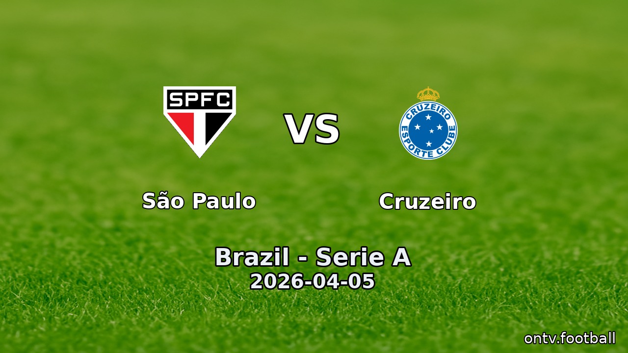 São Paulo vs Cruzeiro