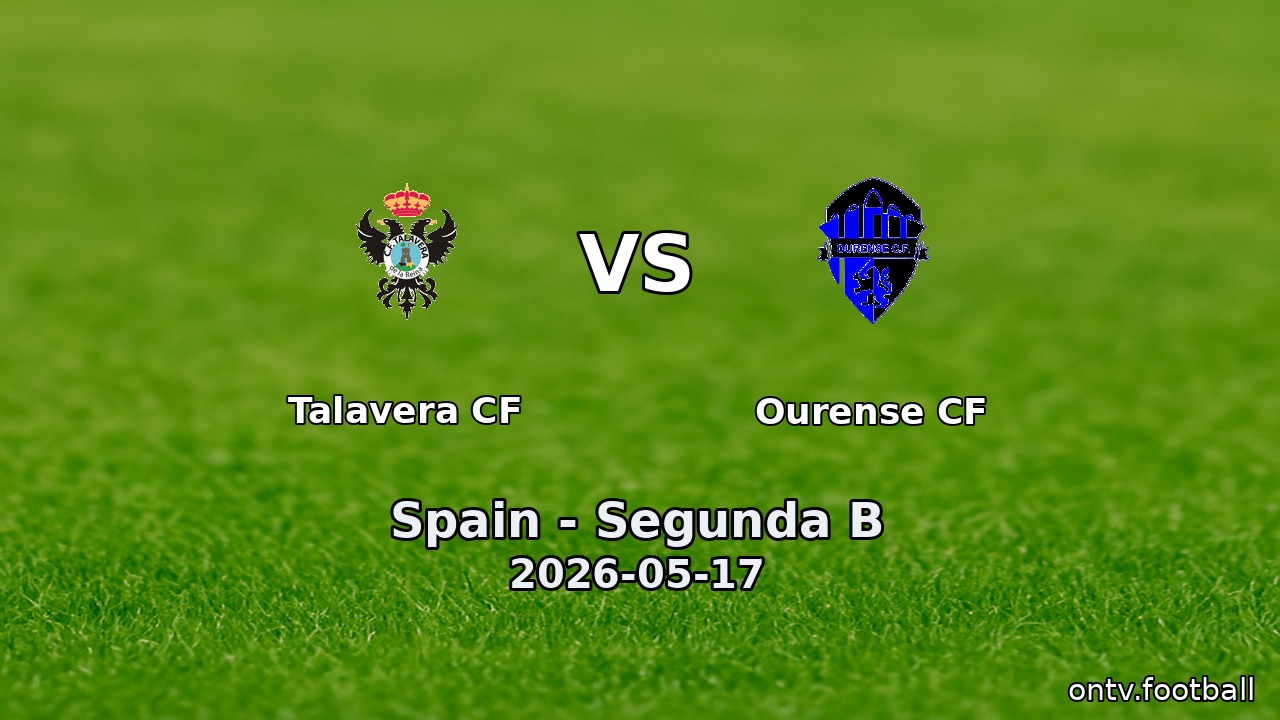 Talavera CF vs Ourense CF