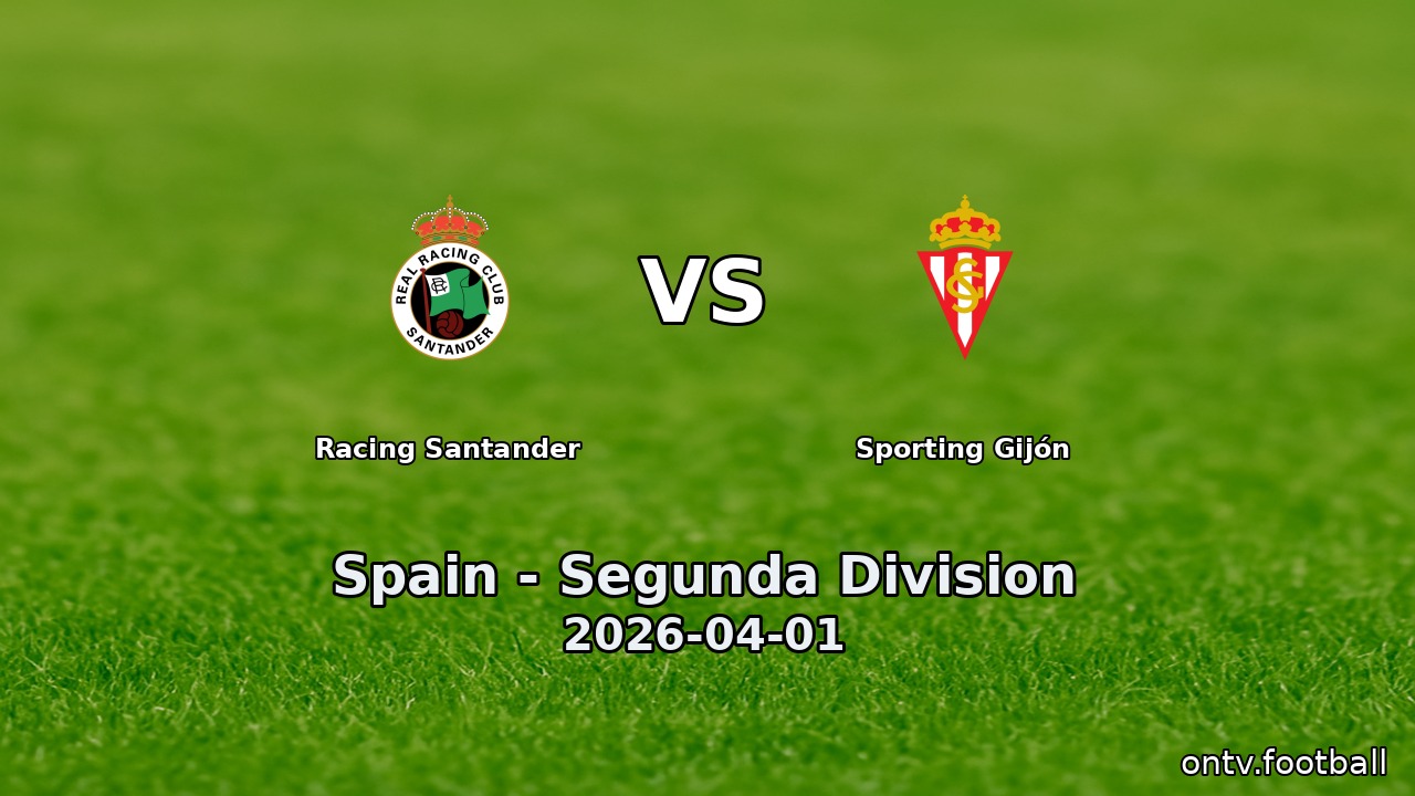 Racing Santander vs Sporting Gijón
