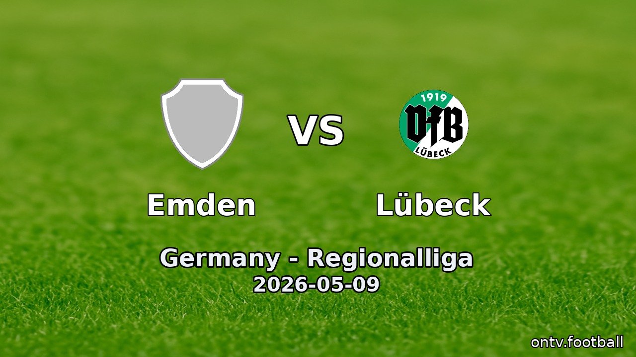 Emden vs Lübeck